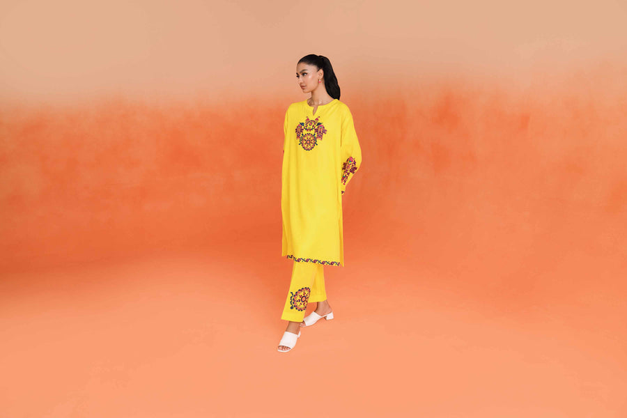 Nishat Spring it on Dyed Embroidered Unstitched 2Pc Suit - 42401005