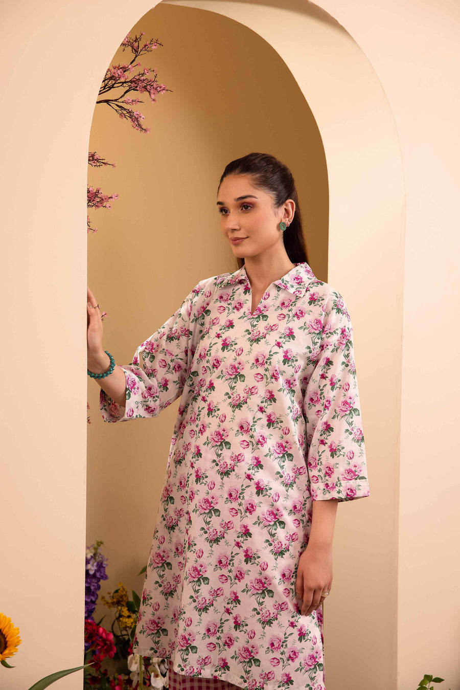 Nishat Spring it on Printed Cambric Unstitched 2Pc Suit - 42401011