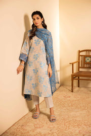 Nishat Spring it on Embroidered Jacquard Unstitched 3Pc Suit - 42401016