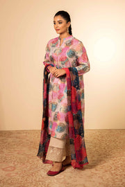 Nishat Spring it on Embroidered Jacquard Unstitched 3Pc Suit - 42401018