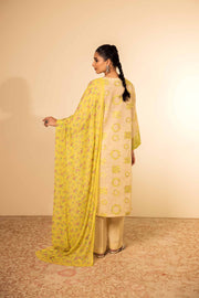 Nishat Spring it on Embroidered Jacquard Unstitched 3Pc Suit - 42401020