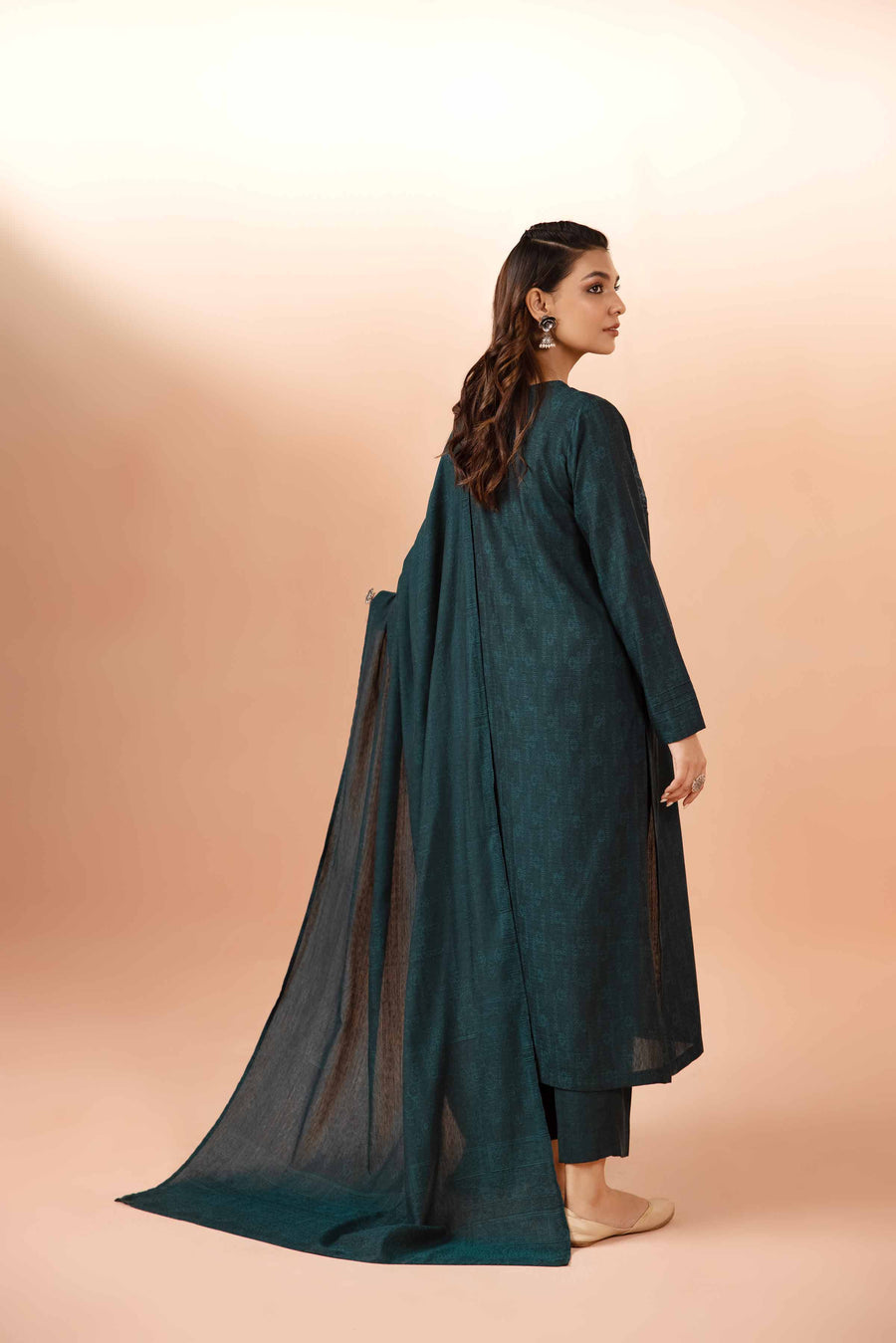 Nishat Spring it on Embroidered Jacquard Unstitched 3Pc Suit - 42401026