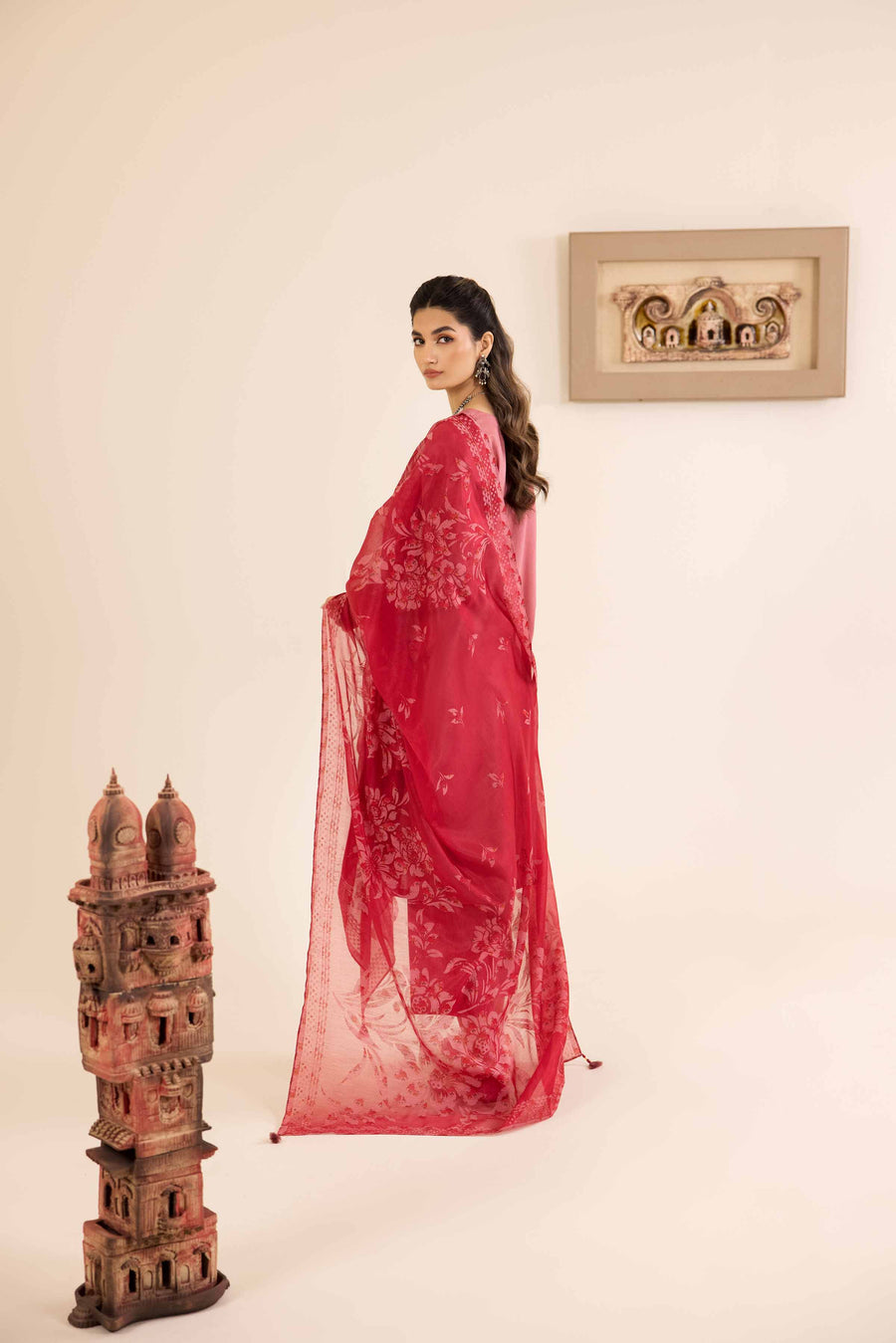 Nishat Spring it on Embroidered Cambric Unstitched 3Pc Suit - 42401032
