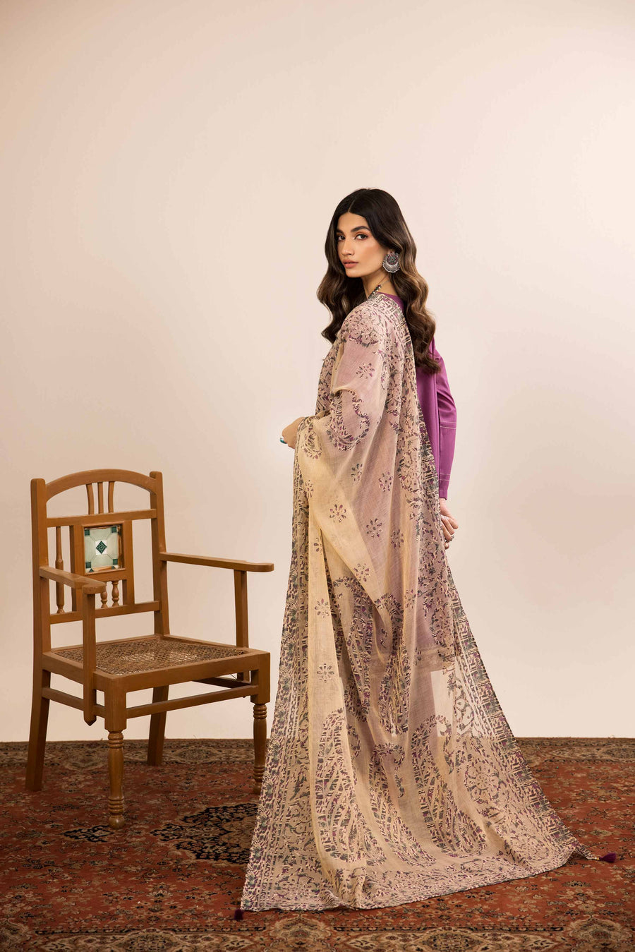 Nishat Spring it on Embroidered Cambric Unstitched 3Pc Suit - 42401034