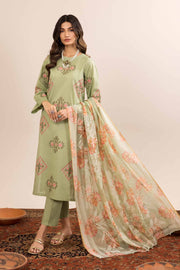 Nishat Spring it on Embroidered Cambric Unstitched 3Pc Suit - 42401035