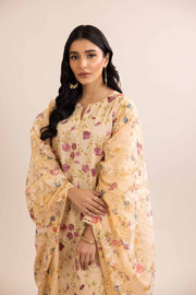 Nishat Spring it on Embroidered Cambric Unstitched 3Pc Suit - 42401039