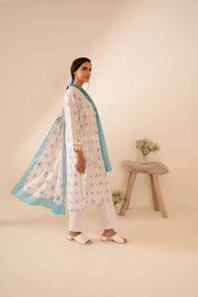 Nishat Summer Unstitched Embroidered Lawn 3Pc Suit - 42401046