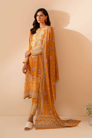 Nishat Summer Unstitched Embroidered Lawn 3Pc Suit - 42401048