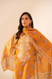 Nishat Summer Unstitched Embroidered Lawn 3Pc Suit - 42401048