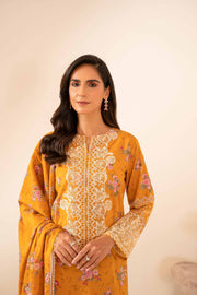 Nishat Summer Unstitched Embroidered Lawn 3Pc Suit - 42401048