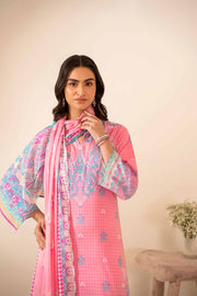 Nishat Summer Unstitched Printed Lawn 3Pc Suit - 42401049
