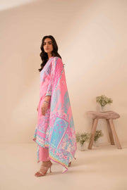 Nishat Summer Unstitched Printed Lawn 3Pc Suit - 42401049