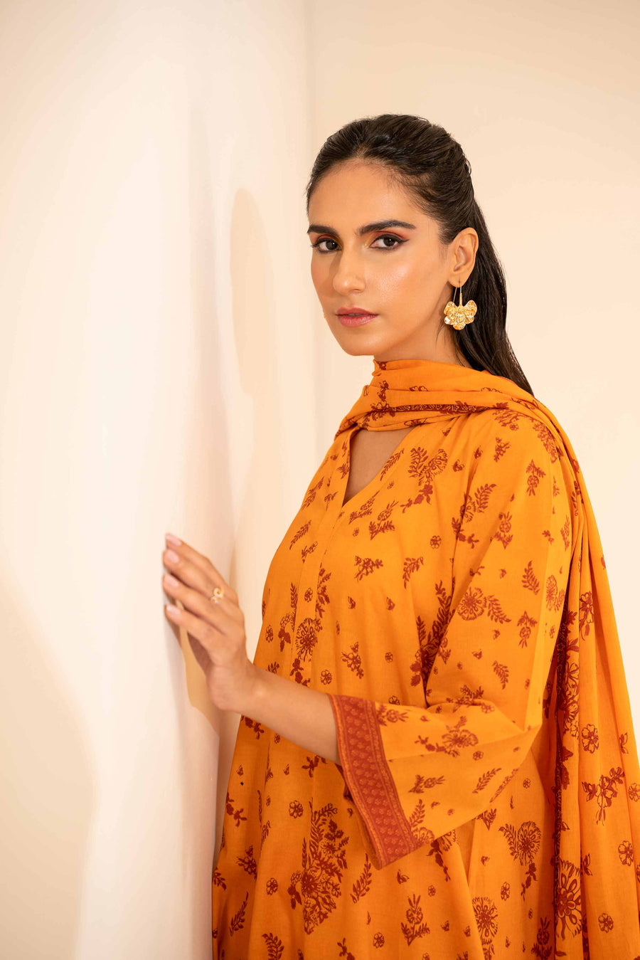 Nishat Summer Unstitched Printed Lawn 3Pc Suit - 42401052