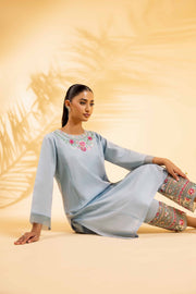 Nishat Summer Unstitched Embroidered Cambric 2Pc Suit - 42401058