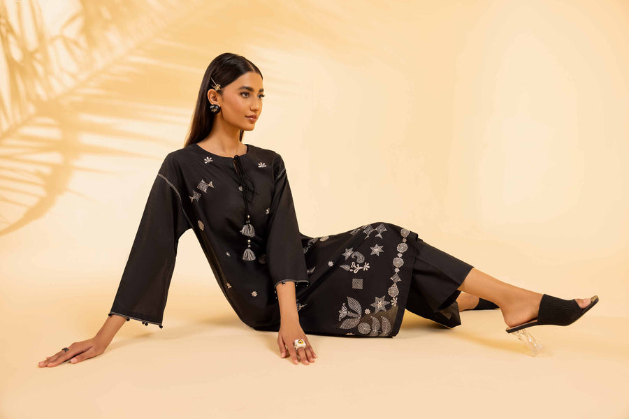 Nishat Summer Unstitched Embroidered Cambric 2Pc Suit - 42401060