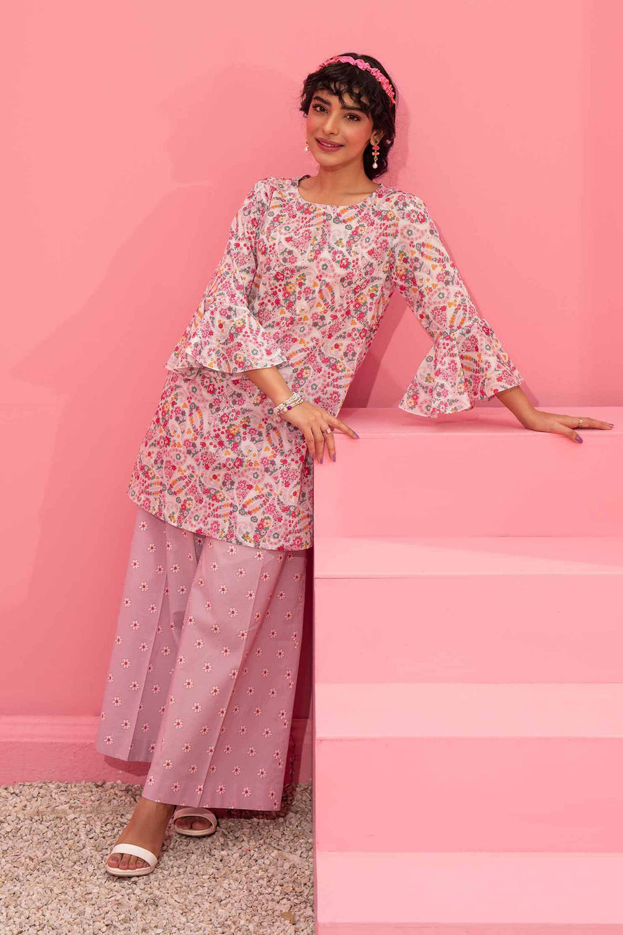 Nishat Summer Unstitched Printed Lawn 2Pc Suit - 42401067