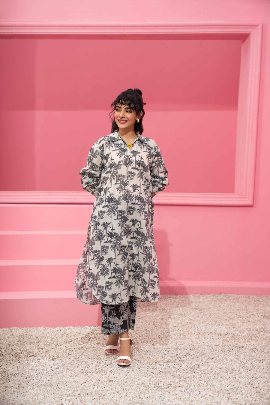 Nishat Summer Unstitched Printed Lawn 2Pc Suit - 42401074