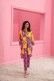 Nishat Summer Unstitched Printed Lawn 2Pc Suit - 42401075