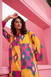 Nishat Summer Unstitched Printed Lawn 2Pc Suit - 42401075