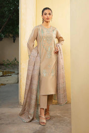 Nishat Summer Unstitched Embroidered Cambric 3Pc Suit - 42401078
