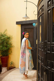Nishat Summer Unstitched Embroidered Cambric 3Pc Suit - 42401080