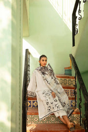 Nishat Summer Unstitched Embroidered Cambric 3Pc Suit - 42401081