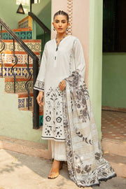 Nishat Summer Unstitched Embroidered Cambric 3Pc Suit - 42401081