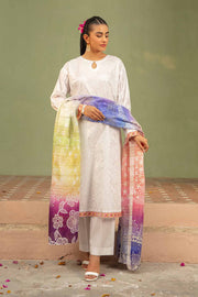 Nishat Summer Unstitched Embroidered Cambric 3Pc Suit - 42401083