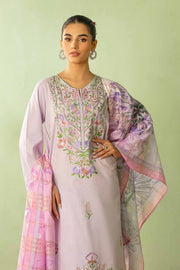 Nishat Summer Unstitched Embroidered Cambric 3Pc Suit - 42401085