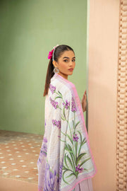 Nishat Summer Unstitched Embroidered Cambric 3Pc Suit - 42401085
