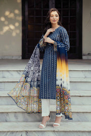 Nishat Summer Unstitched Embroidered Lawn 2Pc Suit - 42401089