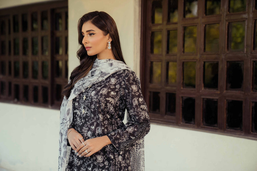Nishat Summer Unstitched Embroidered Lawn 2Pc Suit - 42401091