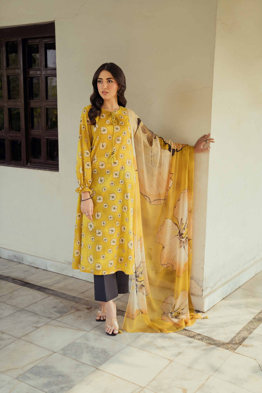 Nishat Summer Unstitched Printed Lawn 2Pc Suit - 42401092