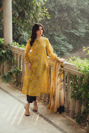 Nishat Summer Unstitched Printed Lawn 2Pc Suit - 42401092