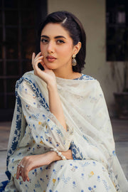 Nishat Summer Unstitched Printed Lawn 2Pc Suit - 42401093