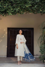 Nishat Summer Unstitched Printed Lawn 2Pc Suit - 42401093