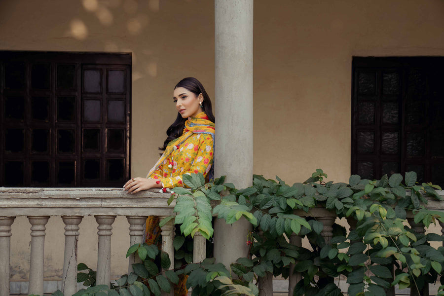 Nishat Summer Unstitched Printed Lawn 2Pc Suit - 42401095