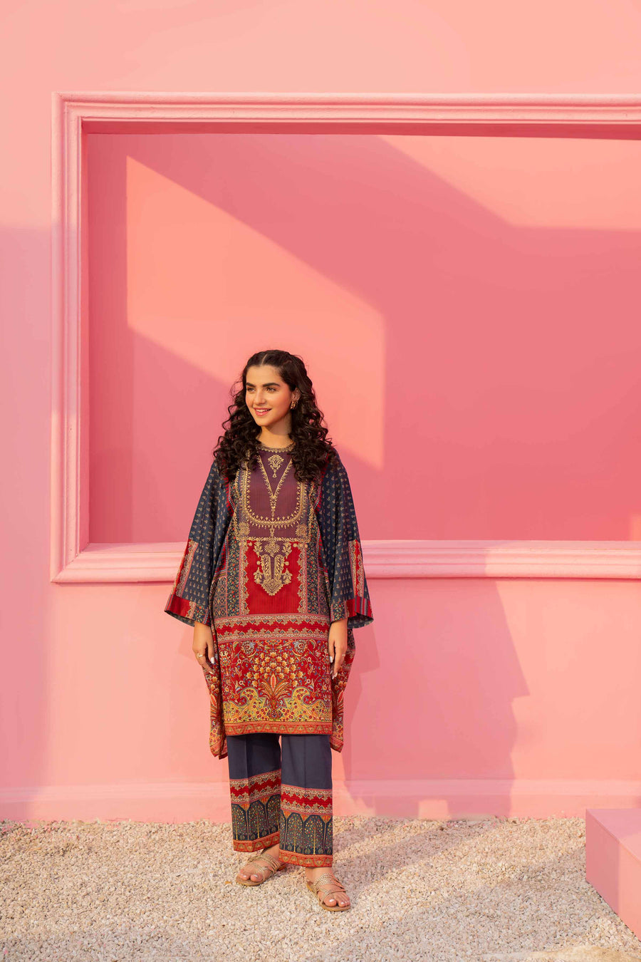 Nishat Summer Unstitched Embroidered Lawn 2Pc Suit - 42401105