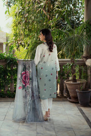 Nishat Summer Unstitched Printed Lawn 2Pc Suit - 42401107