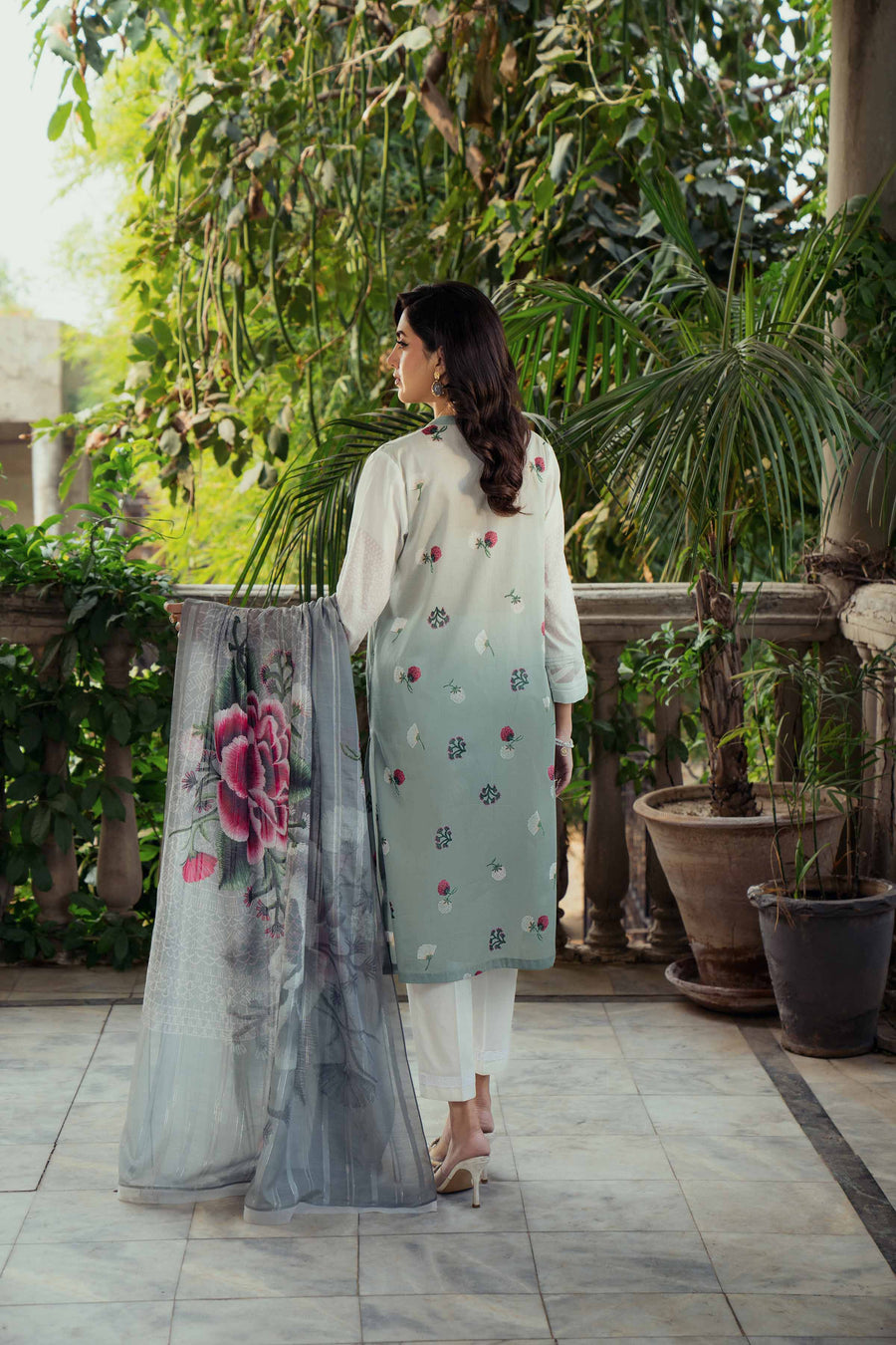 Nishat Summer Unstitched Printed Lawn 2Pc Suit - 42401107