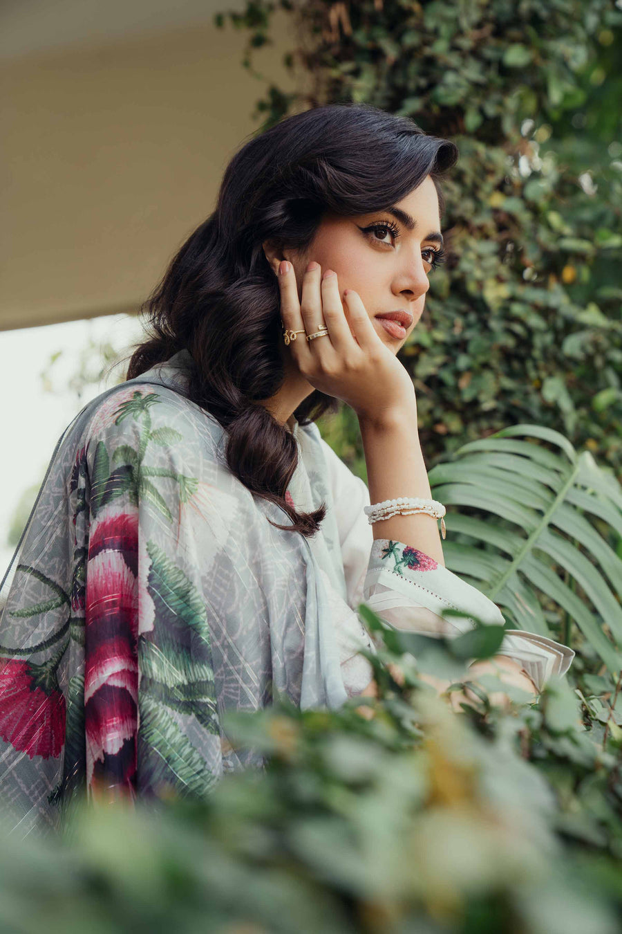 Nishat Summer Unstitched Printed Lawn 2Pc Suit - 42401107