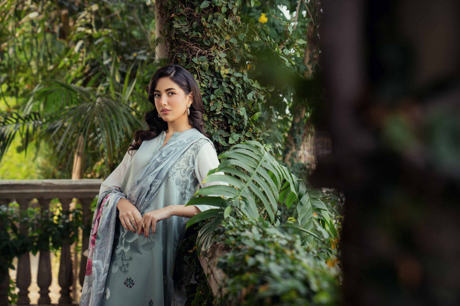 Nishat Summer Unstitched Printed Lawn 2Pc Suit - 42401107