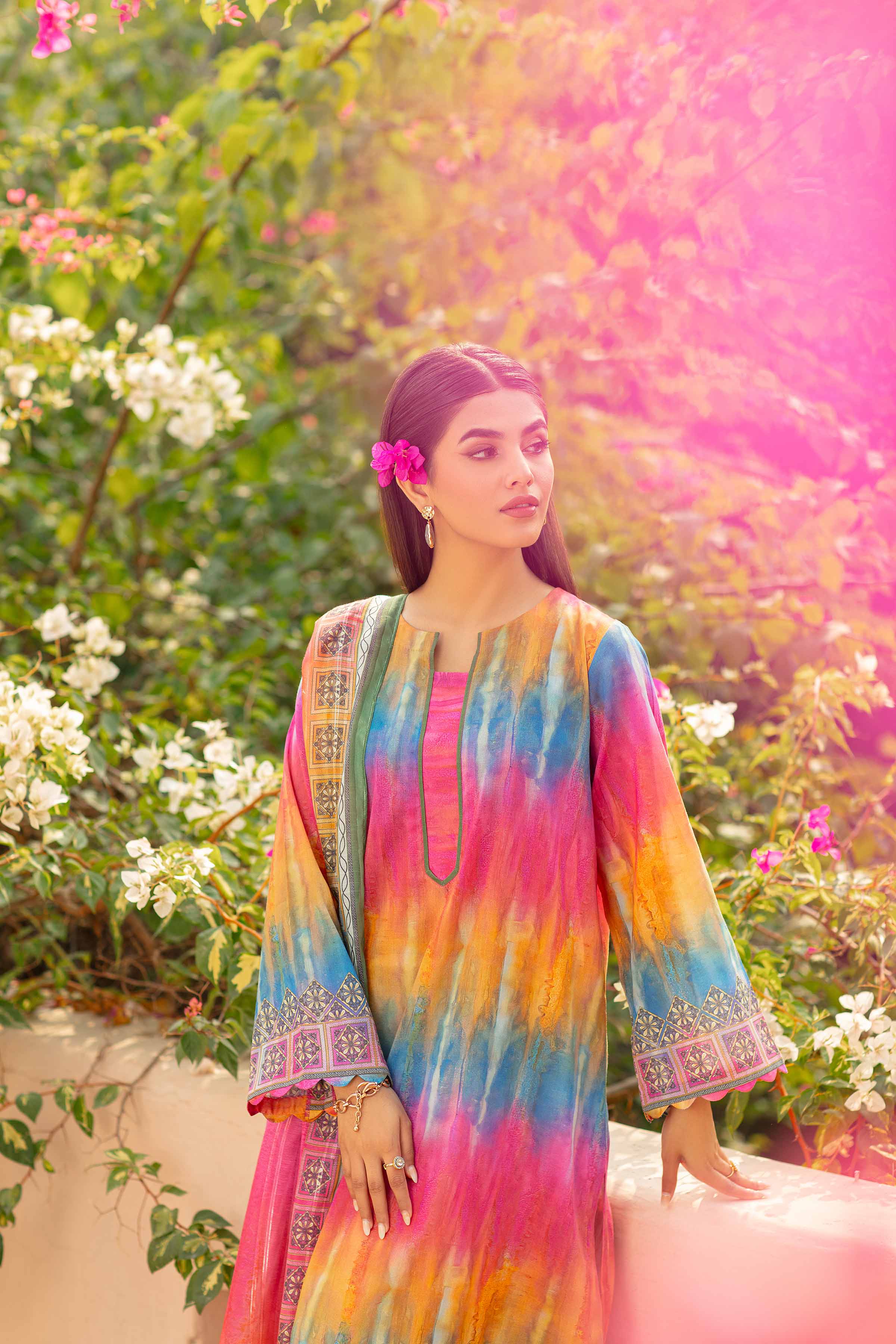 Nishat Summer Unstitched Printed Lawn 2Pc Suit 42401116