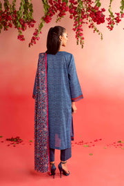 Nishat Summer Unstitched Embroidered Lawn 3Pc Suit - 42401117