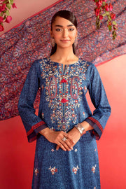 Nishat Summer Unstitched Embroidered Lawn 3Pc Suit - 42401117