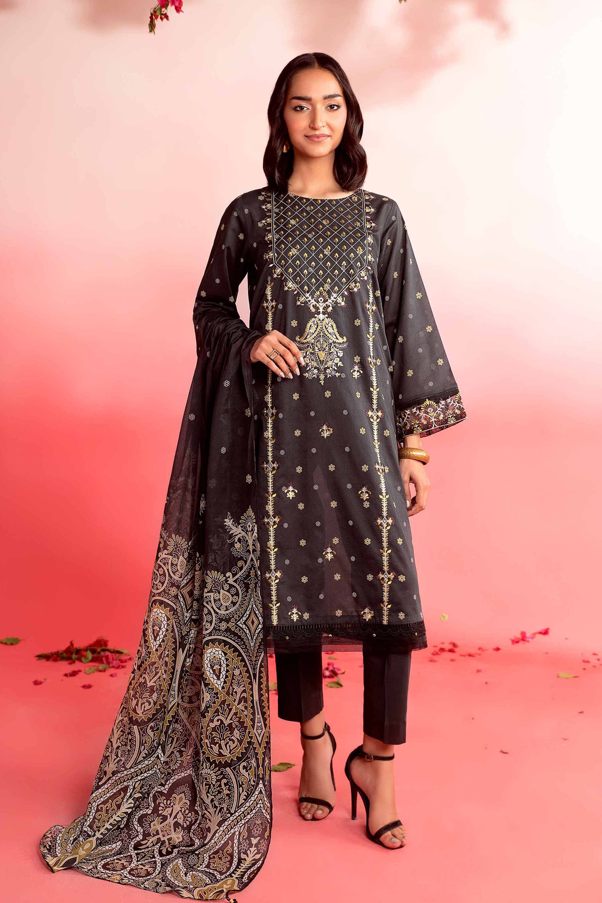 Nishat Summer Unstitched Embroidered Lawn 3Pc Suit - 42401118 Nishat Summer Unstitched Embroidered Lawn 3Pc Suit - 42401118