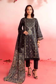 Nishat Summer Unstitched Embroidered Lawn 3Pc Suit - 42401118