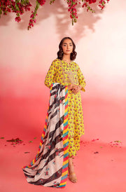 Nishat Summer Unstitched Embroidered Lawn 3Pc Suit - 42401120
