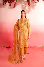Nishat Summer Unstitched Embroidered Lawn 3Pc Suit - 42401124