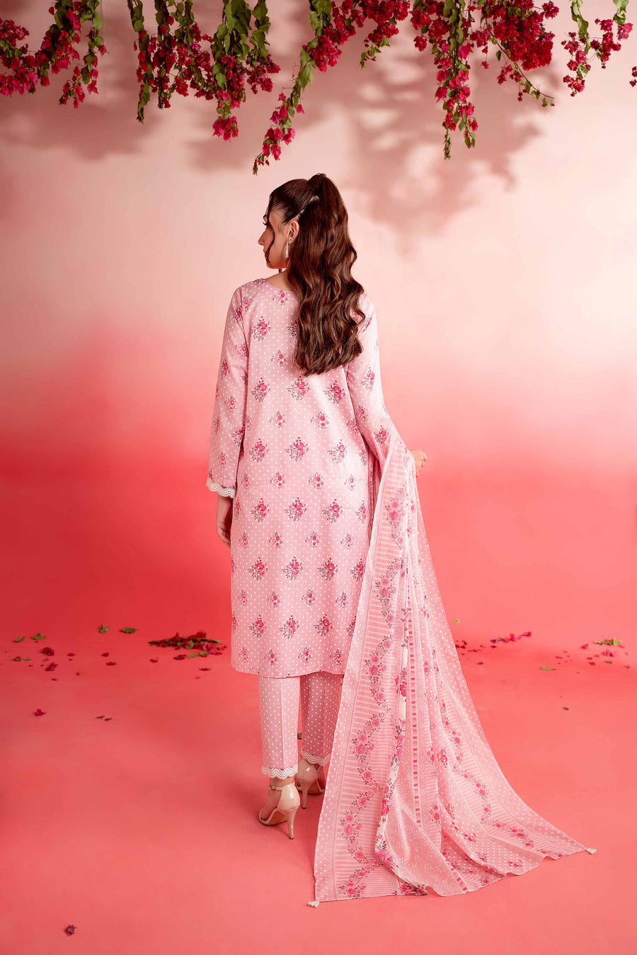 Nishat Summer Unstitched Embroidered Lawn 3Pc Suit - 42401125